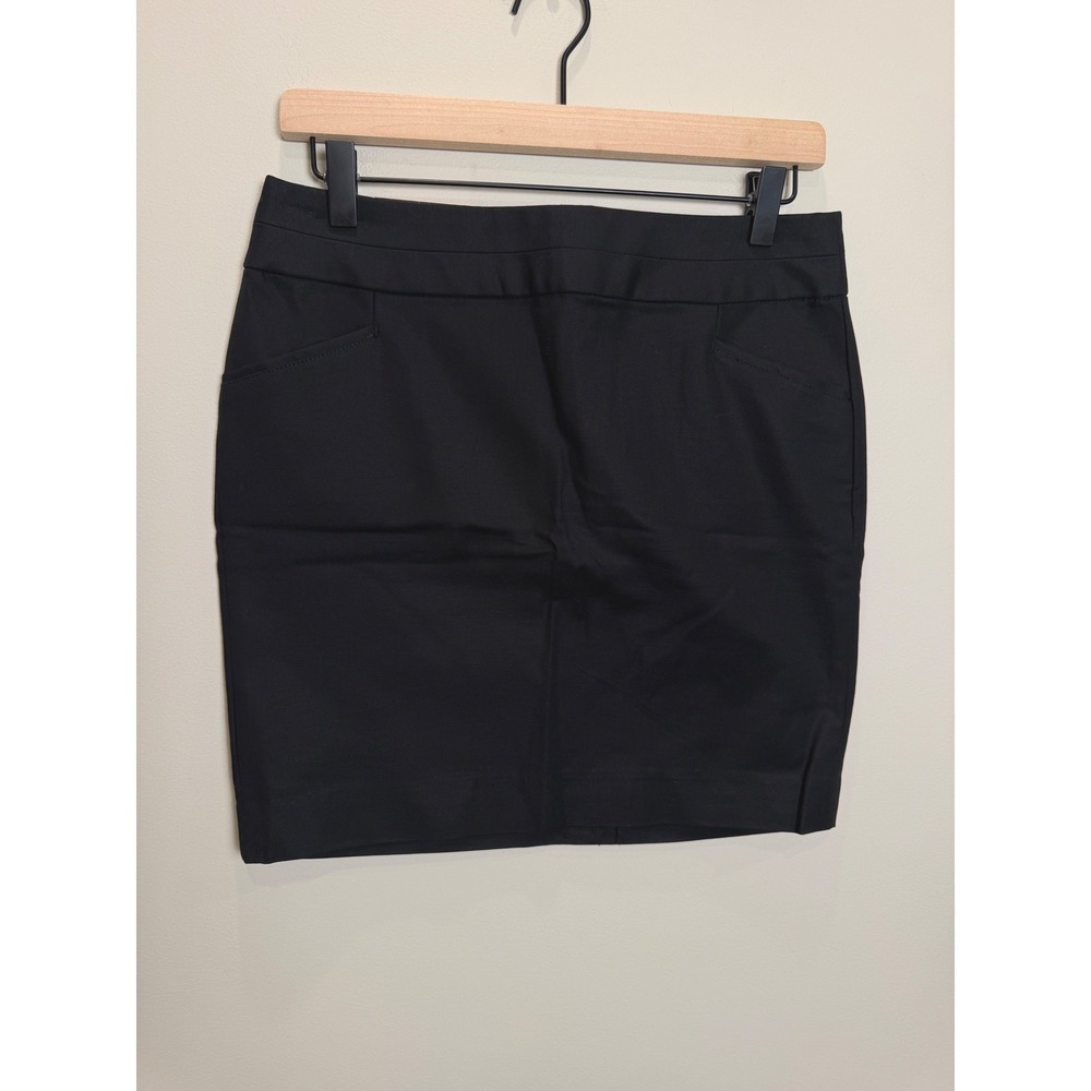 NWT Banana Republic Factory Petite 6 Mini Skirt Classic Career Stretch Cotton